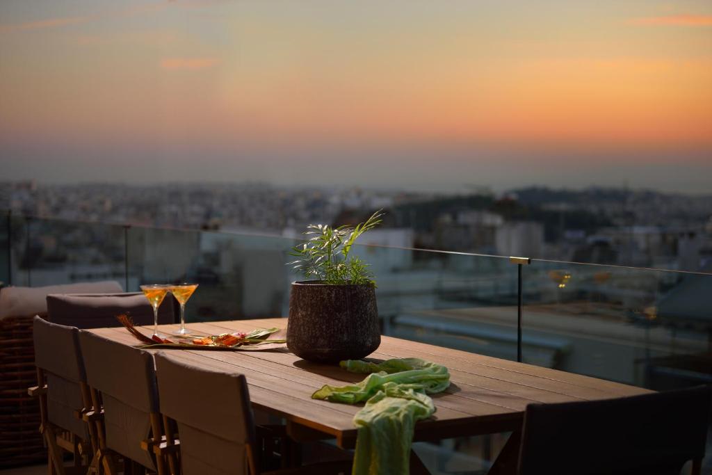 A balcony or terrace at ALTIUS LODGE by K&K