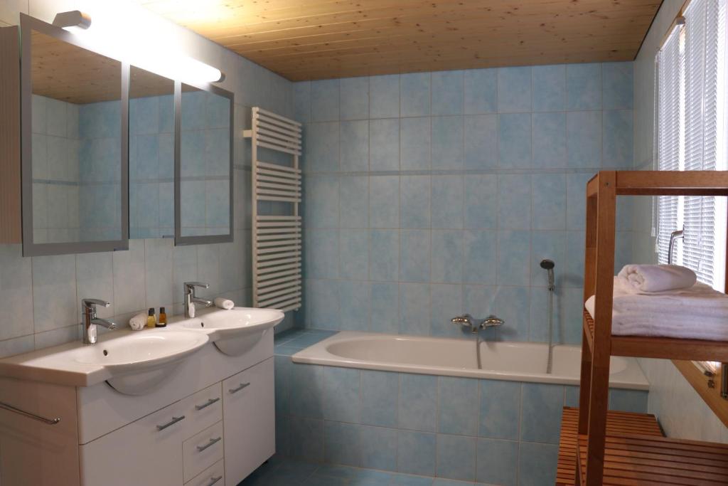 Koupelna v ubytování Chalet Studen