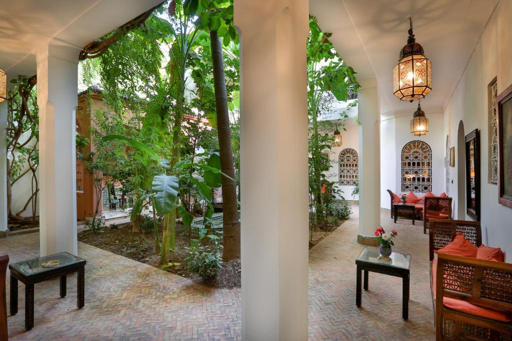 En hage utenfor Riad Dar El Assafir