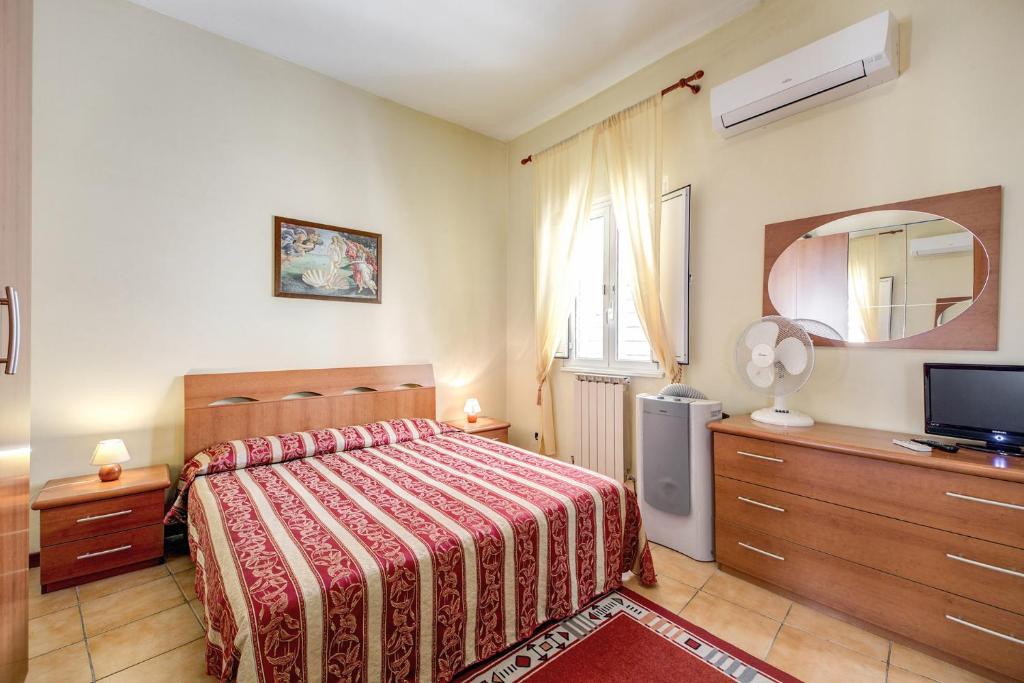 Cama o camas de una habitación en Buonarroti Suite