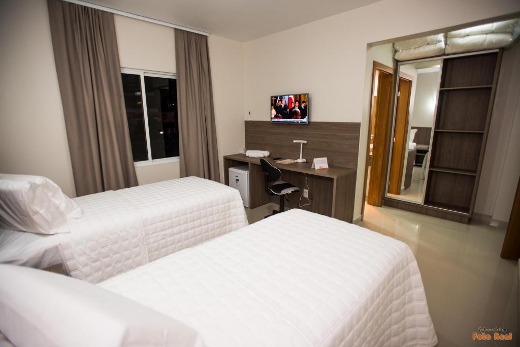 SH Hotel Capinzal Premium - Deluxe-Zweibettzimmer