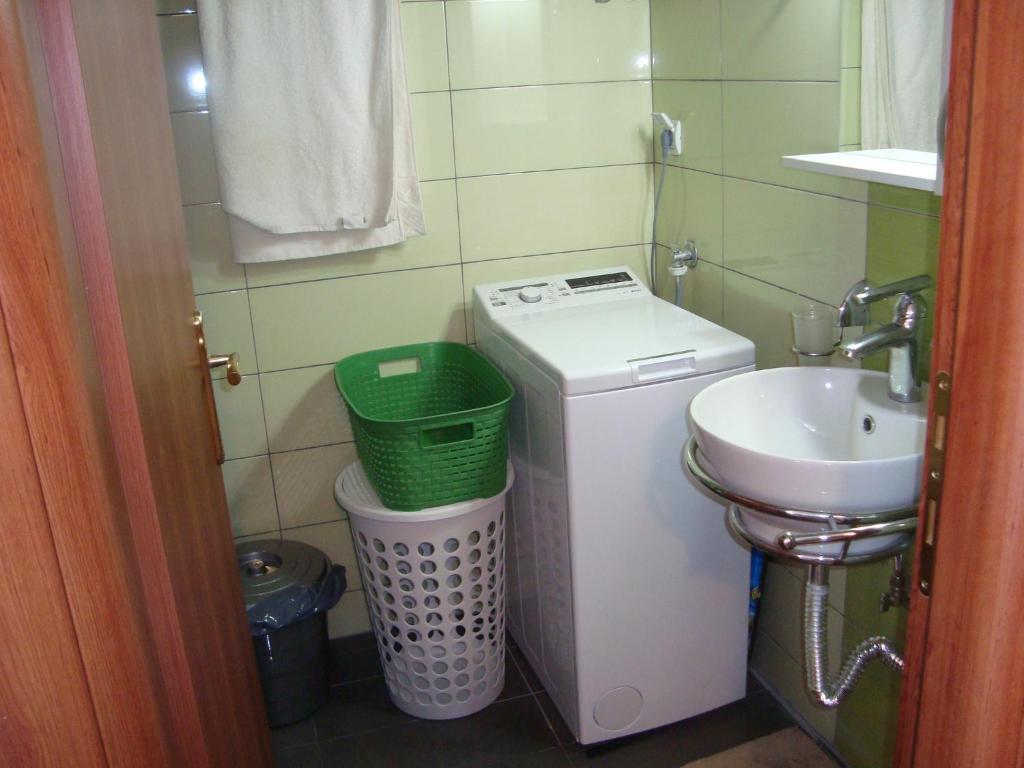 Koupelna v ubytování Apartment for Family