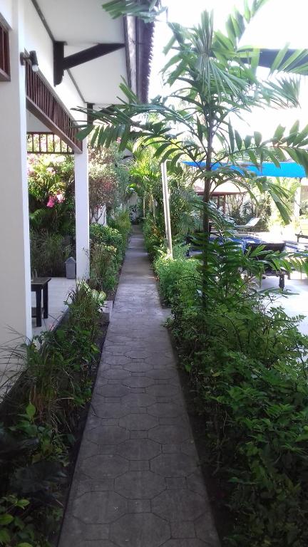 Zahrada ubytování Gili Palms Resort