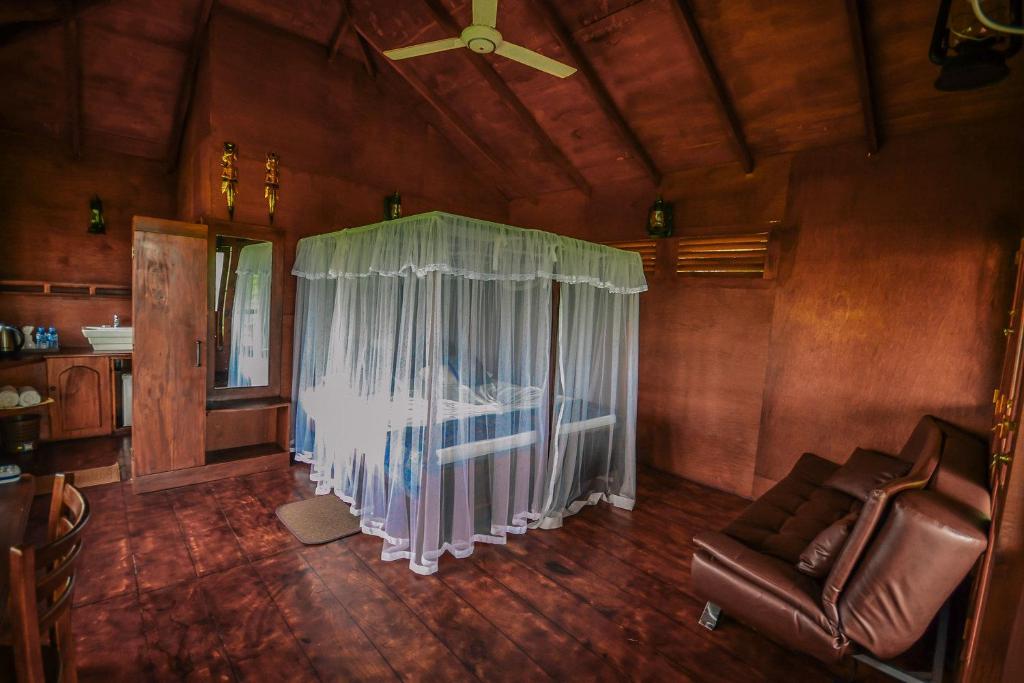 Posezení v ubytování The Hideout Sigiriya