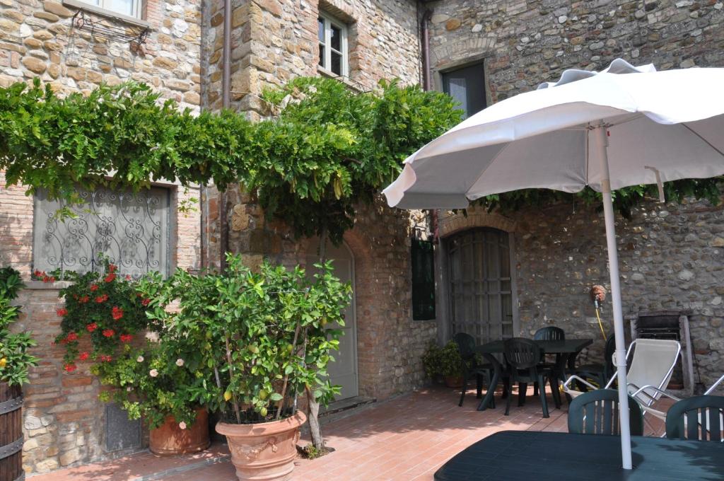 A patio or other outdoor area at Agriturismo La Villa Romita