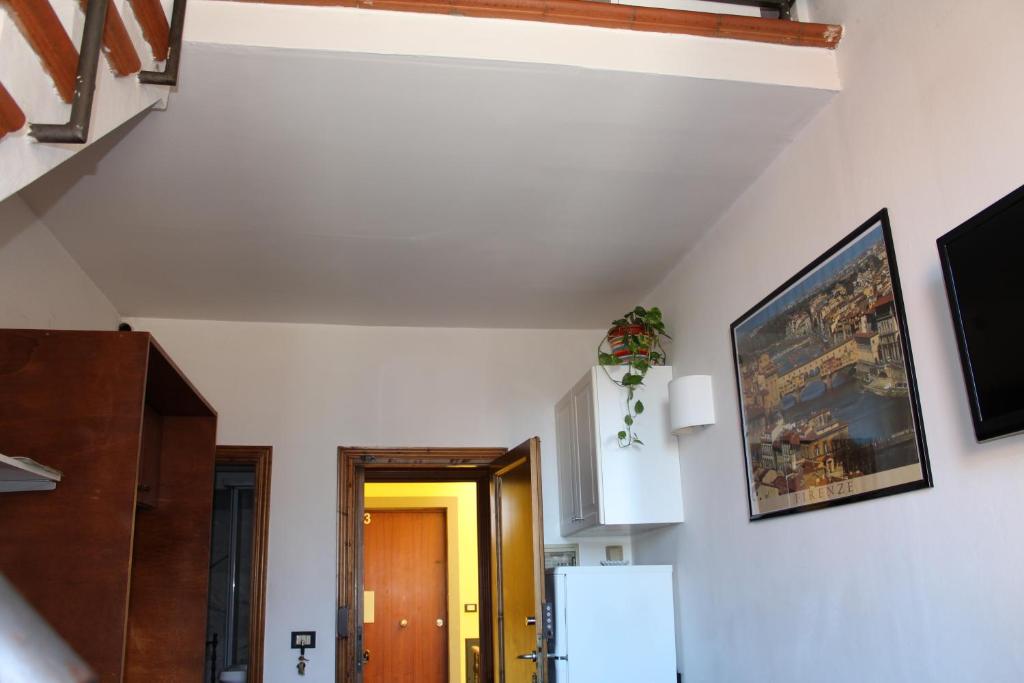 TV a/nebo společenská místnost v ubytování Max Studios Florence