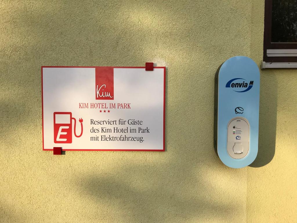 Certifikát, hodnocení, plakát nebo jiný dokument vystavený v ubytování Kim Hotel Im Park
