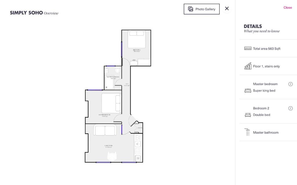 London Chinatown Apartments - Two-Bedroom Apartment - Jade