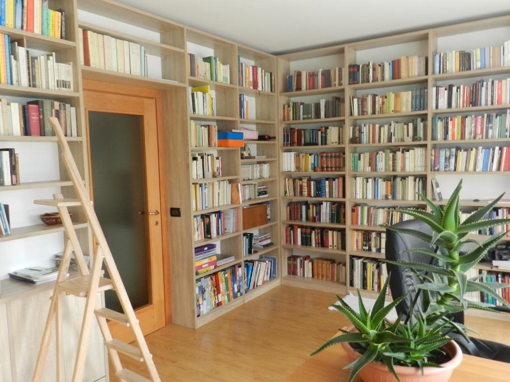 Knihovna v bed and breakfast