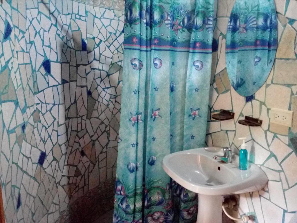 Koupelna v ubytování La Posada del Cucú