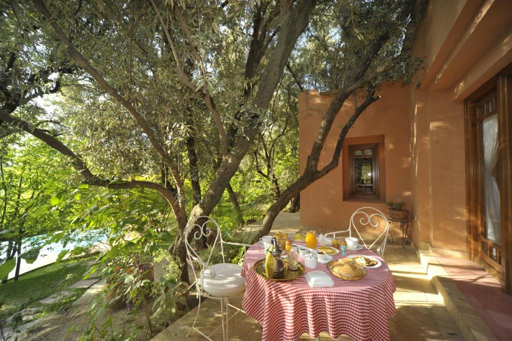 Zahrada ubytování MAROC LODGE Atlas Mountain Retreat