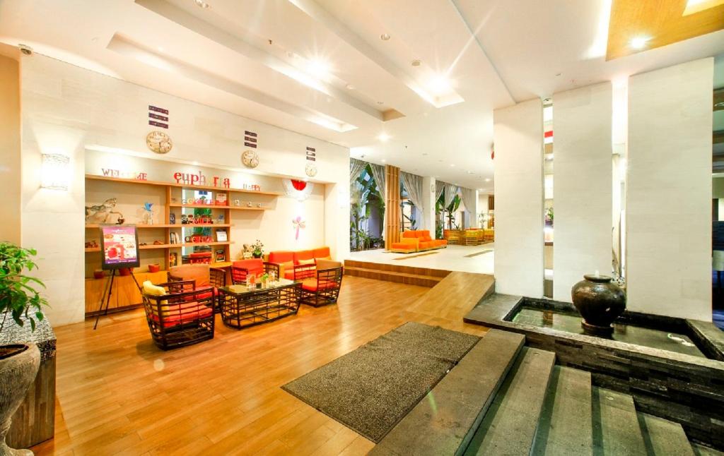 Posezení v ubytování Euphoria Hotel