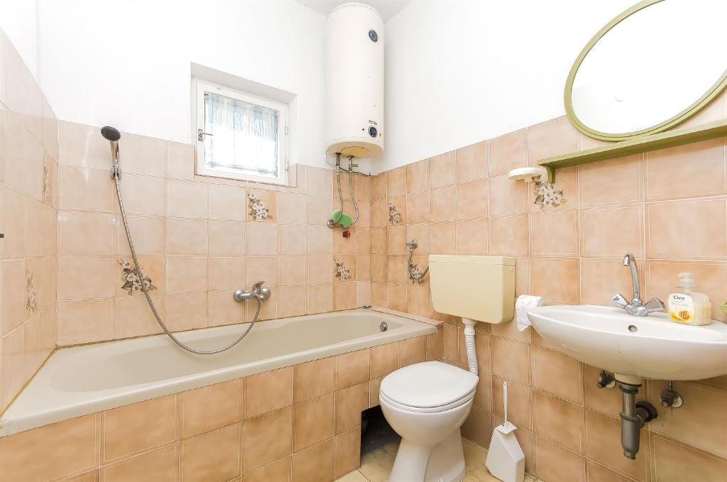 Koupelna v ubytování Apartment Niko