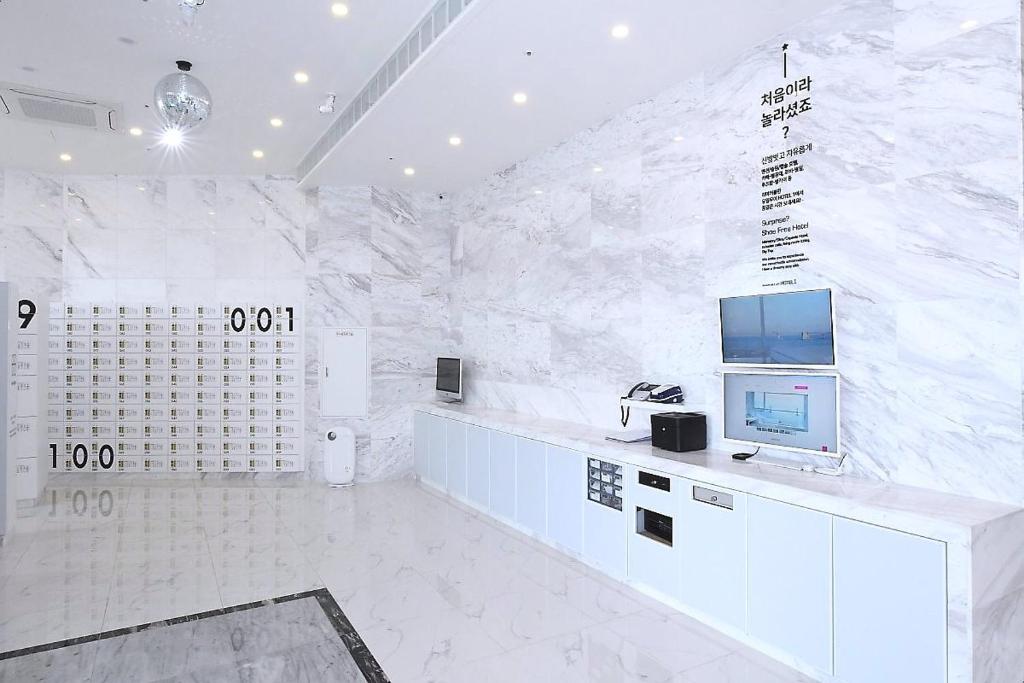 Vstupní hala nebo recepce v ubytování Gwanganli Hotel 1