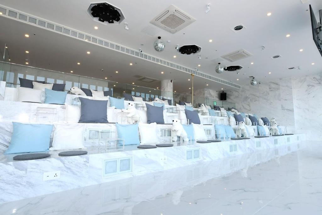 Posezení v ubytování Gwanganli Hotel 1
