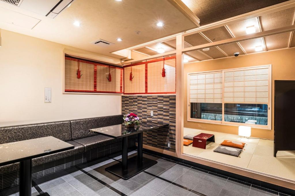 Posezení v ubytování Hotel Alza Kyoto