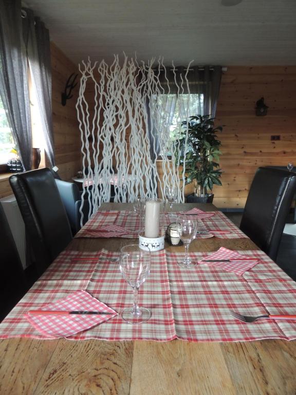 Posezení v ubytování Auberge "La Fourchette Paysanne"