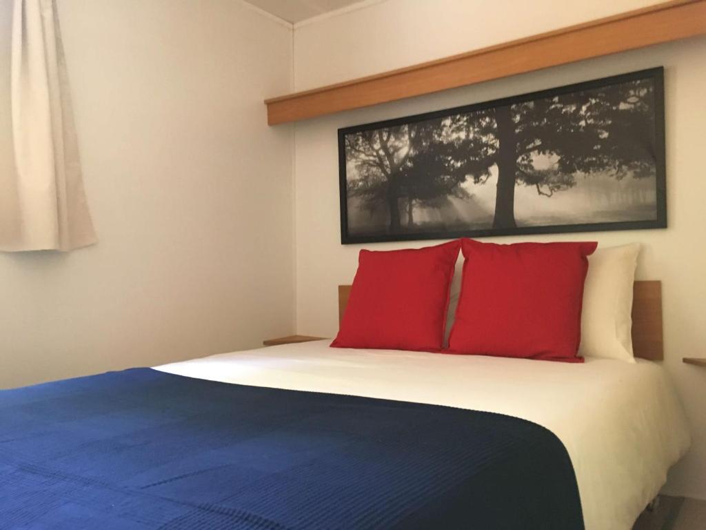 Postel nebo postele na pokoji v ubytování Camping La Fundicion