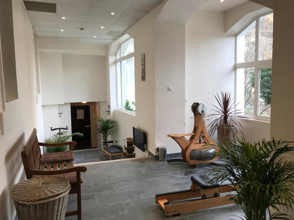 Posezení v ubytování Golf Hôtel