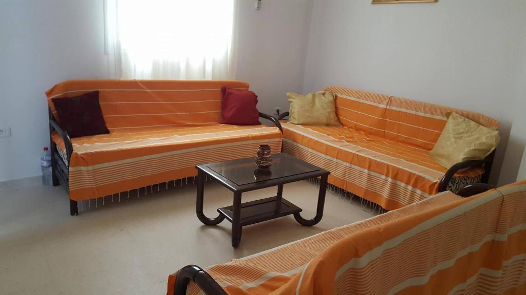 Posezení v ubytování Appartement à Houmt Souk Jerba