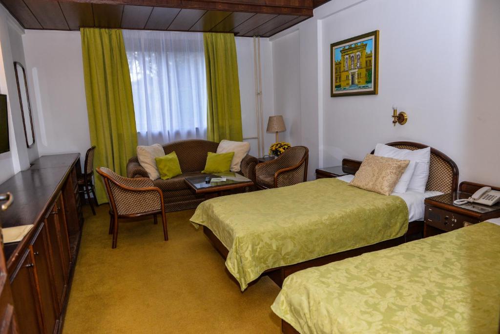 Katil atau katil-katil dalam bilik di Hotel Grand