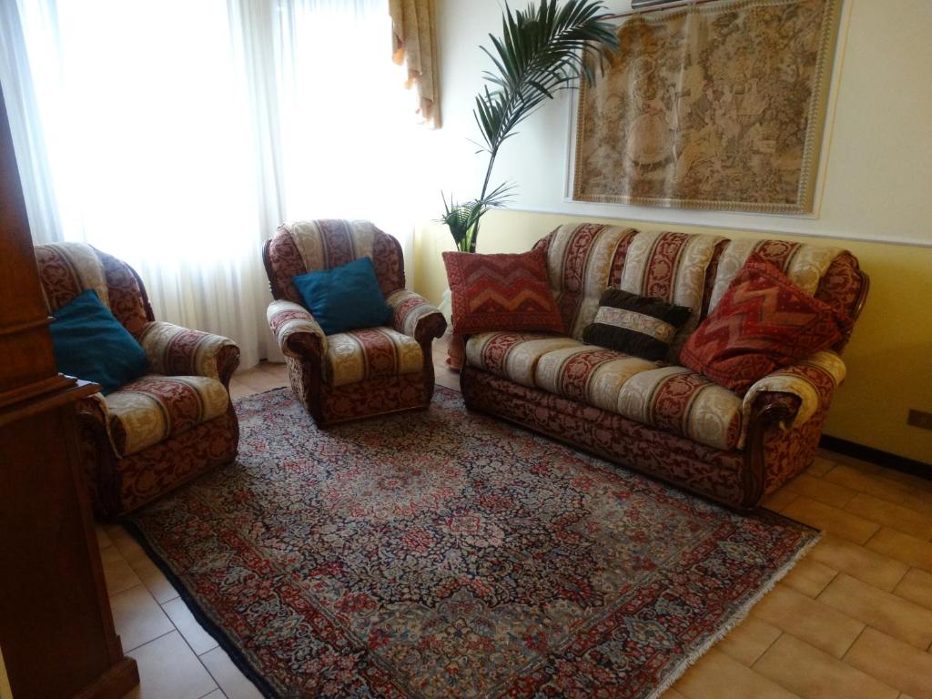Posezení v ubytování Locanda Il Burchiello