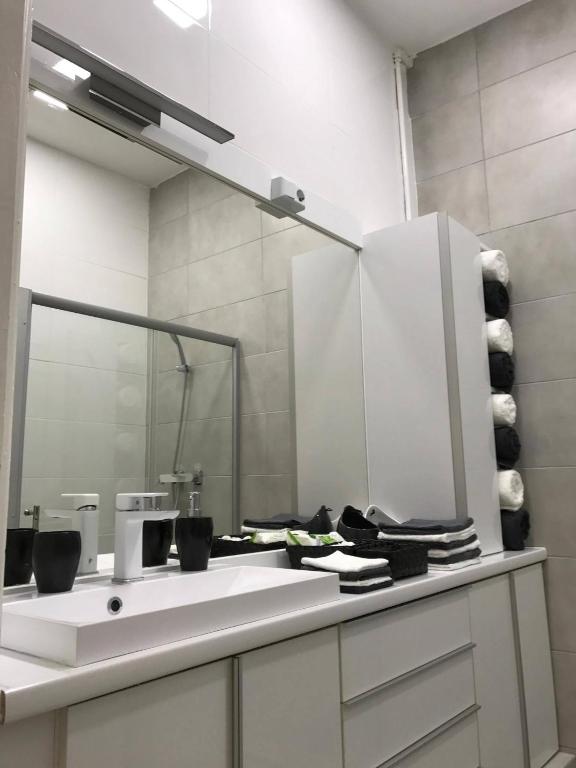 Łazienka w obiekcie Manyi Apartman