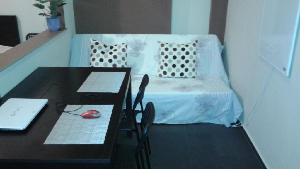 Posteľ alebo postele v izbe v ubytovaní Nice studio near city center