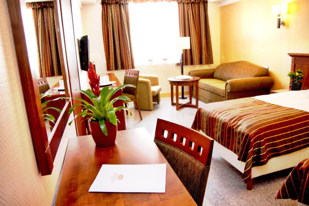 Posteľ alebo postele v izbe v ubytovaní Actor Hotel Budapest