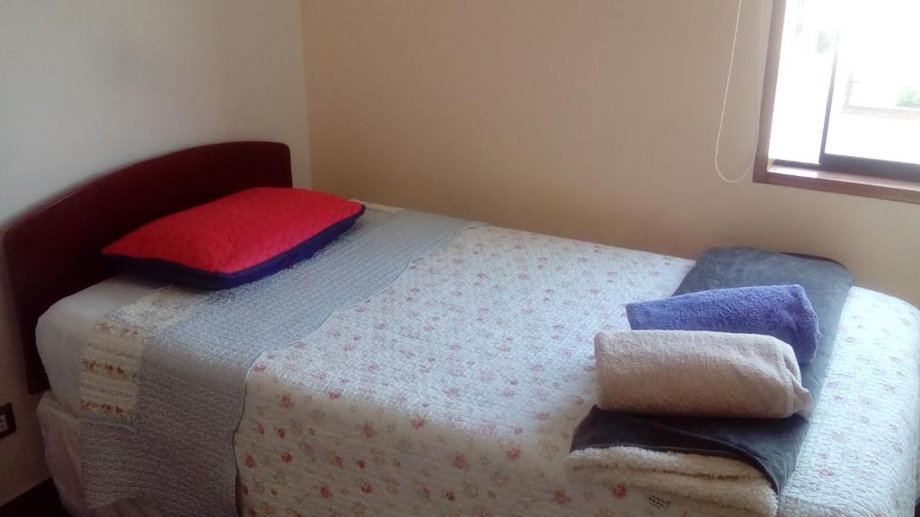 Postel nebo postele na pokoji v ubytování Hospedaje La Anita