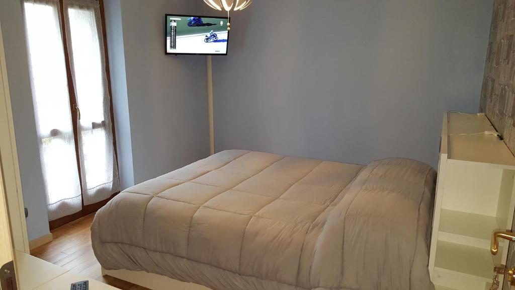 TV a/nebo společenská místnost v ubytování B&B Casa Arcangeli