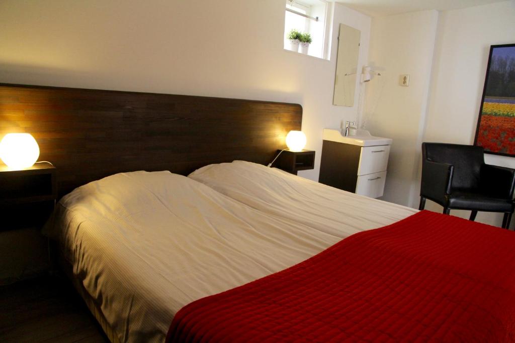 Postel nebo postele na pokoji v ubytování budget rooms Doppenberg