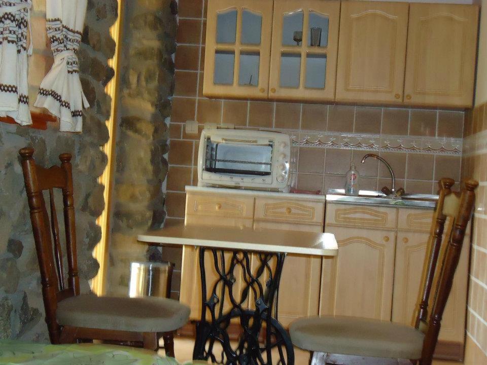Kuchyň nebo kuchyňský kout v ubytování Cserhát Guesthouse