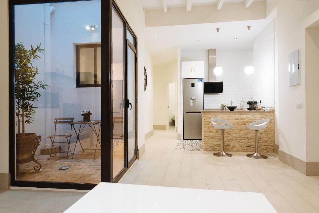 Kuchyň nebo kuchyňský kout v ubytování Luxury Apartment Peñuelas Free Parking