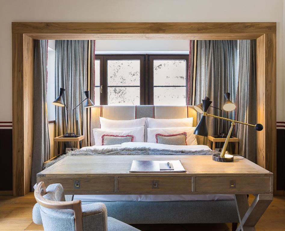 Posteľ alebo postele v izbe v ubytovaní House of Hütter - Wachtelhof & SPA