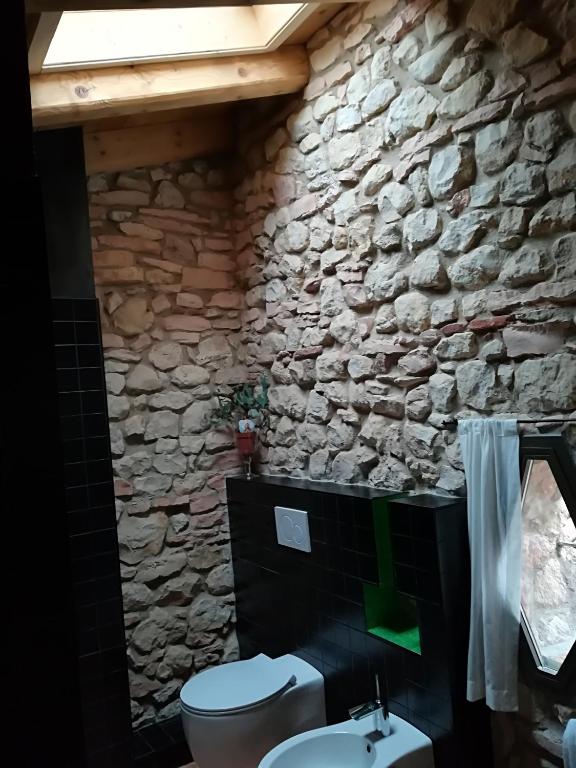 Koupelna v ubytování Corte Tre Vigne
