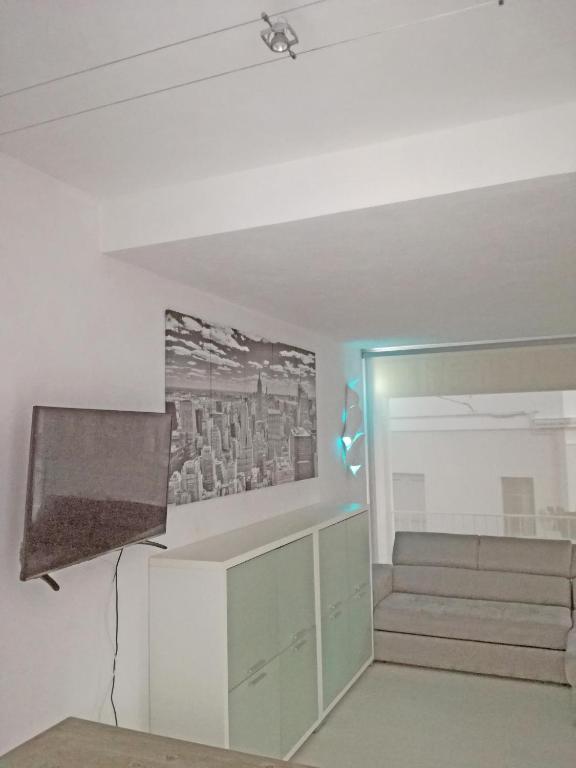 TV a/nebo společenská místnost v ubytování bianco relax