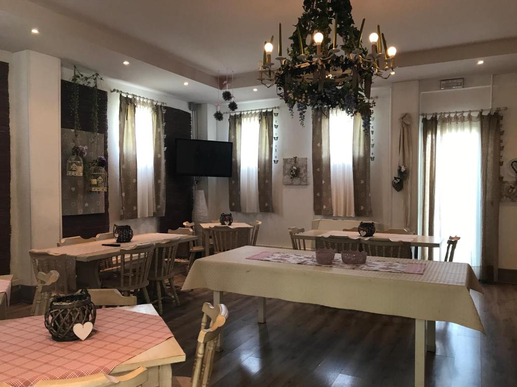 TV a/nebo společenská místnost v ubytování Ca' Borgo delle Rane