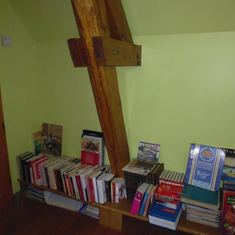 Knihovna v bed and breakfast