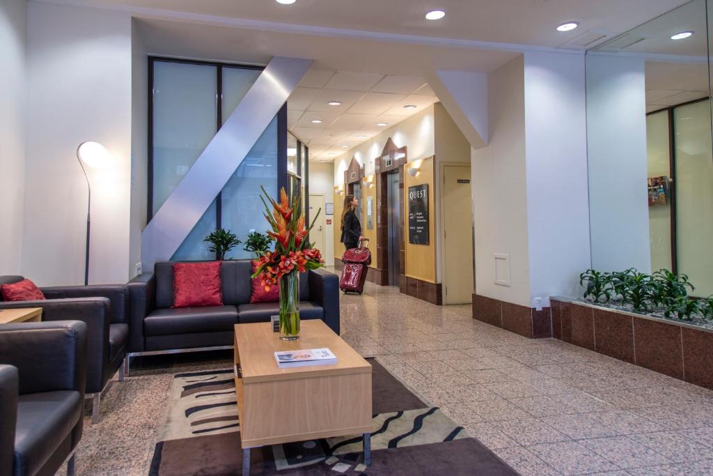Posezení v ubytování Quest on Johnston Serviced Apartments