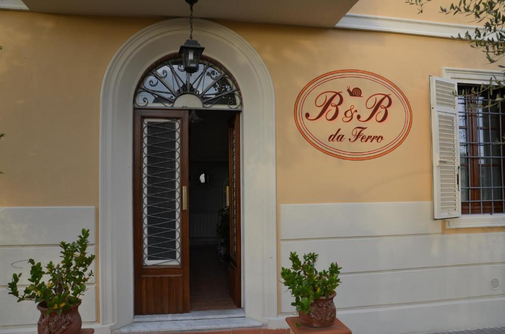 Certifikát, hodnocení, plakát nebo jiný dokument vystavený v ubytování B & B Da Ferro