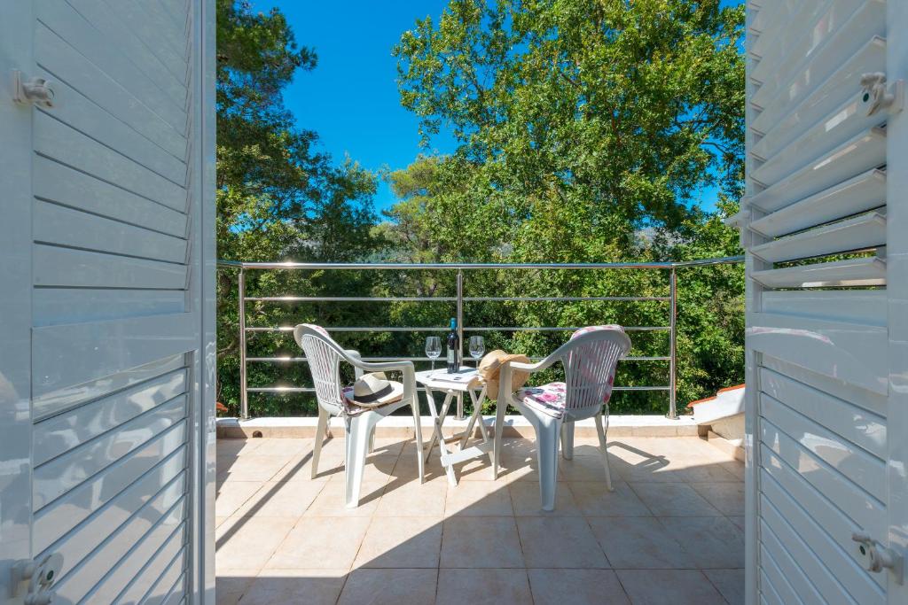 Balkón alebo terasa v ubytovaní Holiday Home Magud