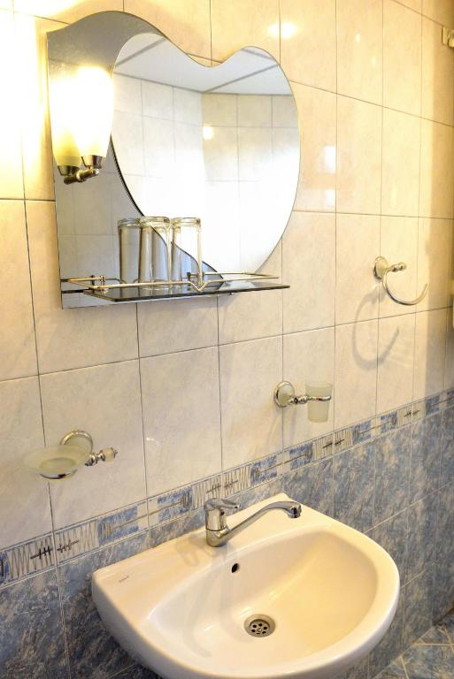 Koupelna v ubytování Guest House Mavrudieva