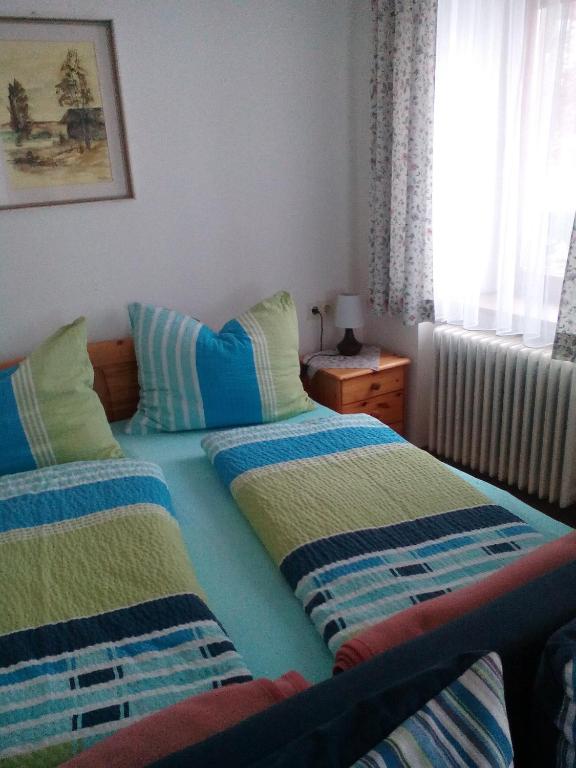 Posteľ alebo postele v izbe v ubytovaní Haus Jost Ingrid