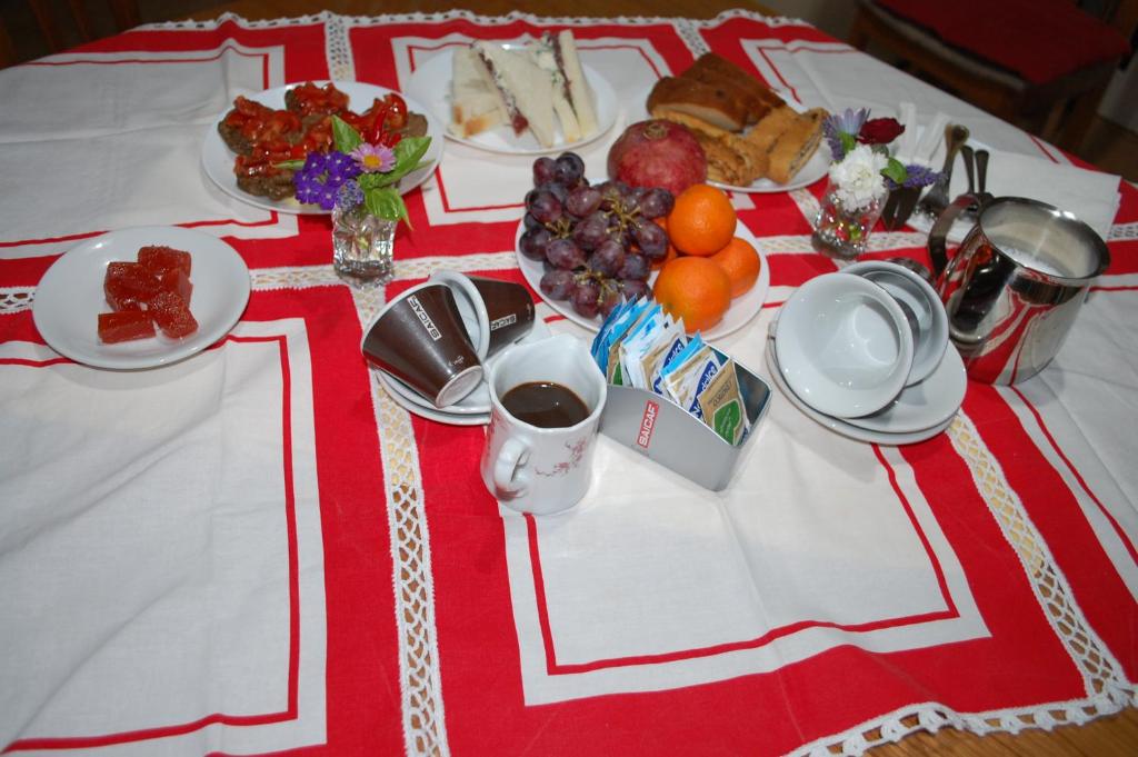 Jídlo v bed and breakfast nebo okolí