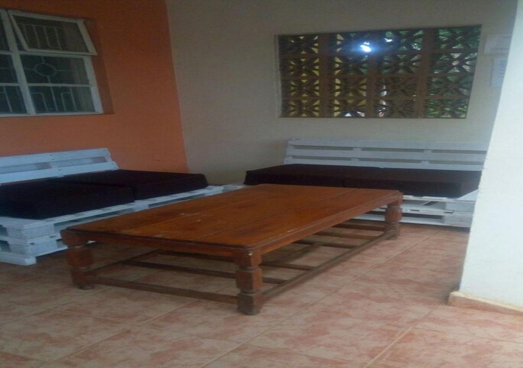 Postel nebo postele na pokoji v ubytování Mamba Village Kisumu