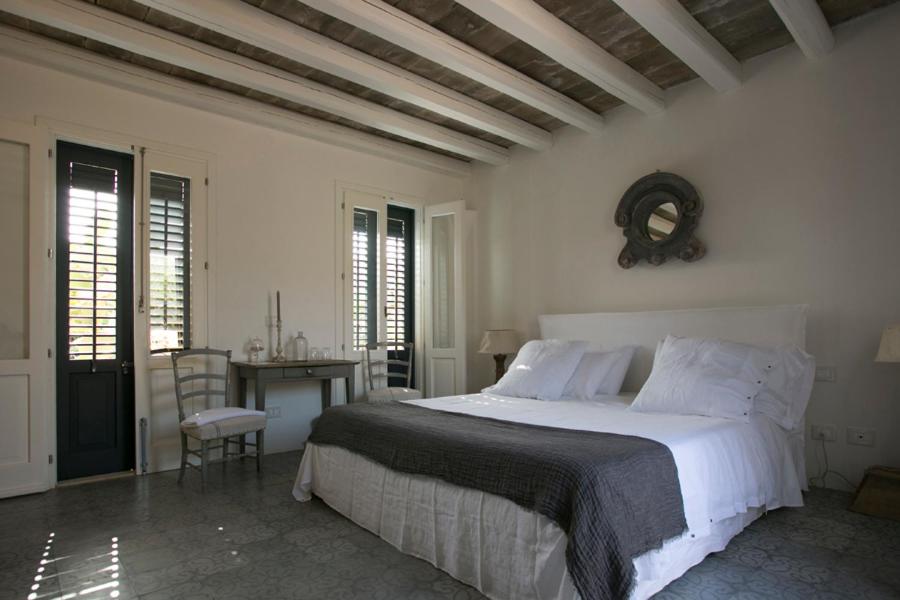 Letto o letti in una camera di Dimora Cala del Pozzo