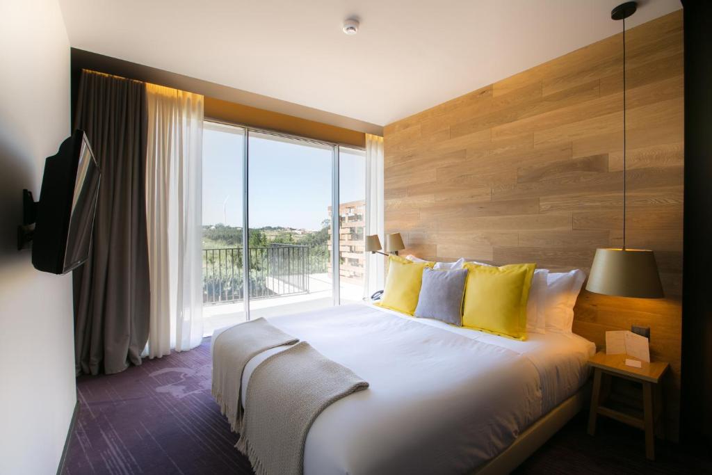 Cama ou camas em um quarto em Vale d'Azenha Hotel Rural & Residences