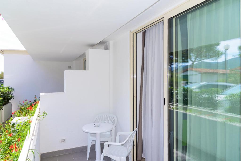 Balkón nebo terasa v ubytování Hotel Montecristo