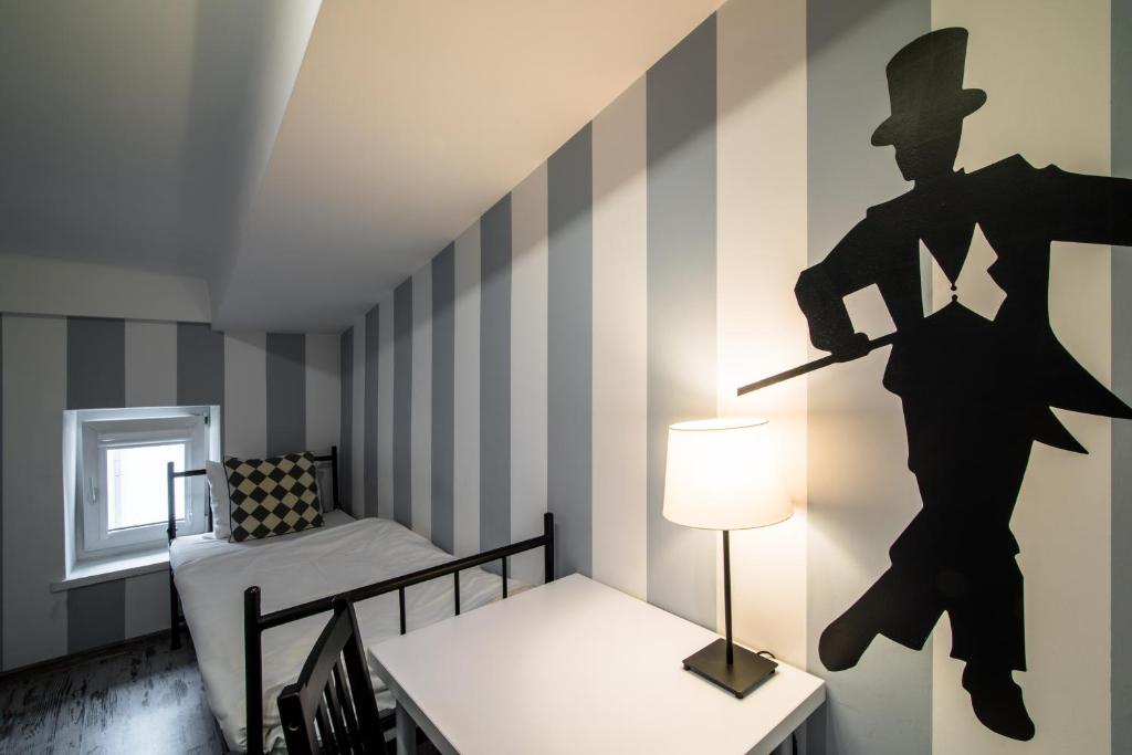 Postel nebo postele na pokoji v ubytování AB Hostel